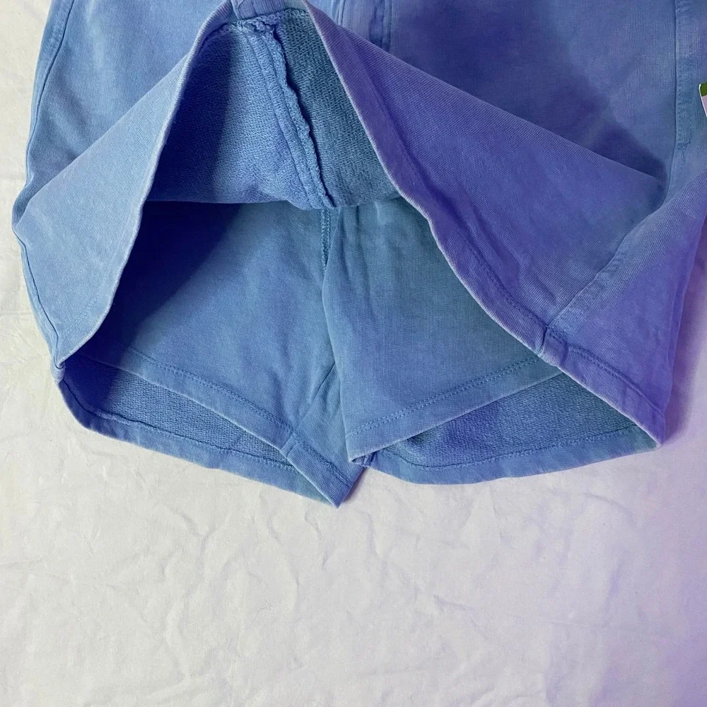 Love Trends Womens Blue Cotton‎ French Terry Skort Sustainable Size XL